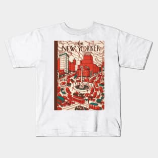 New Yorker Vintage Cover Kids T-Shirt